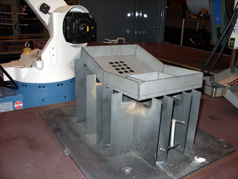 Laser cutting 3-D preformed parts